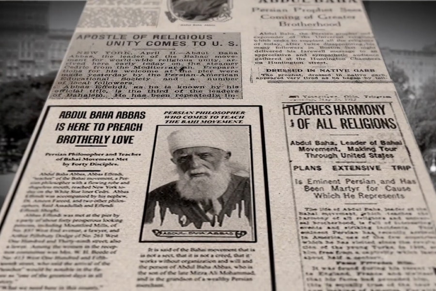 عبدالبھاء، پیام‌آور صلح