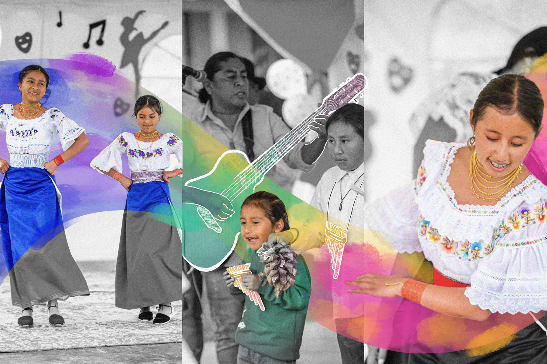 خانواده‌های بومی در اکوادور از طریق هنر بذر ا مید می‌کارند