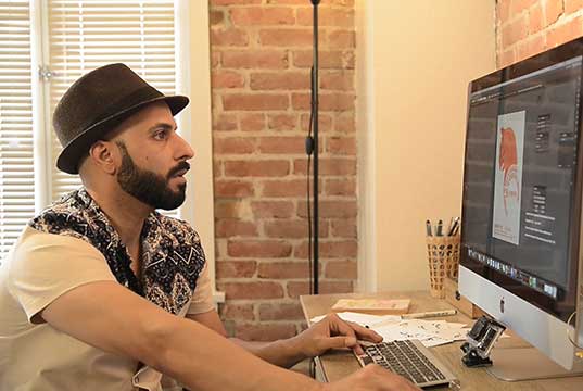 کورش بیگ پور - گرافیست