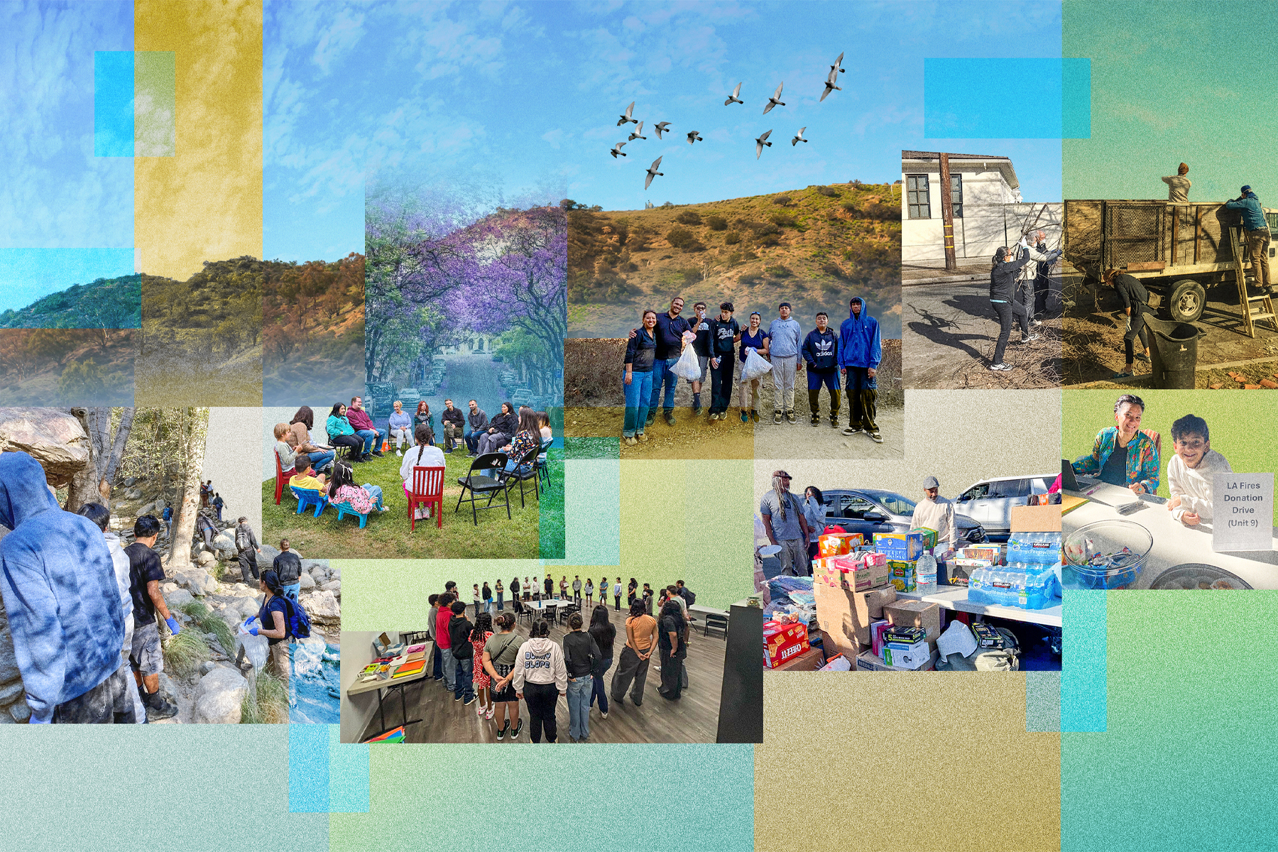 همبستگی جوامع در بحبوحهٔ آتش‌سوزی لس‌آنجلس